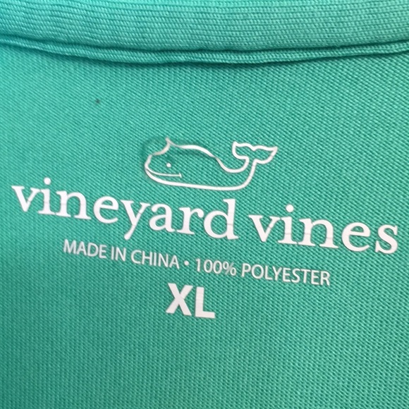 Vineyard Vines Kelly Green 3 Button Polo - Picture 3 of 8